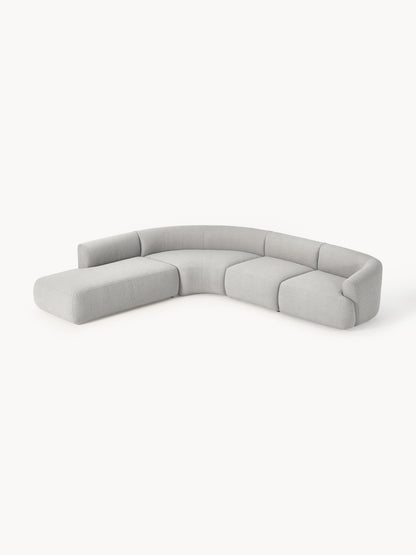 Soralie Modular Bouclé Corner Sofa (4-Seater)