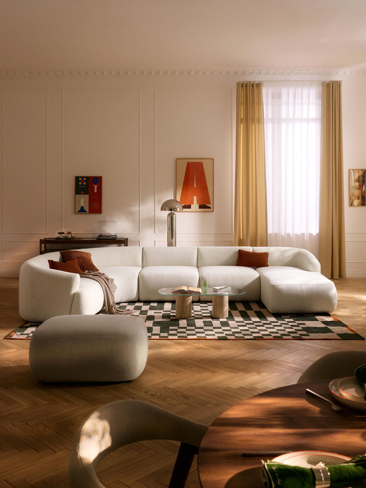 Soralie Modular Bouclé XL Sofa