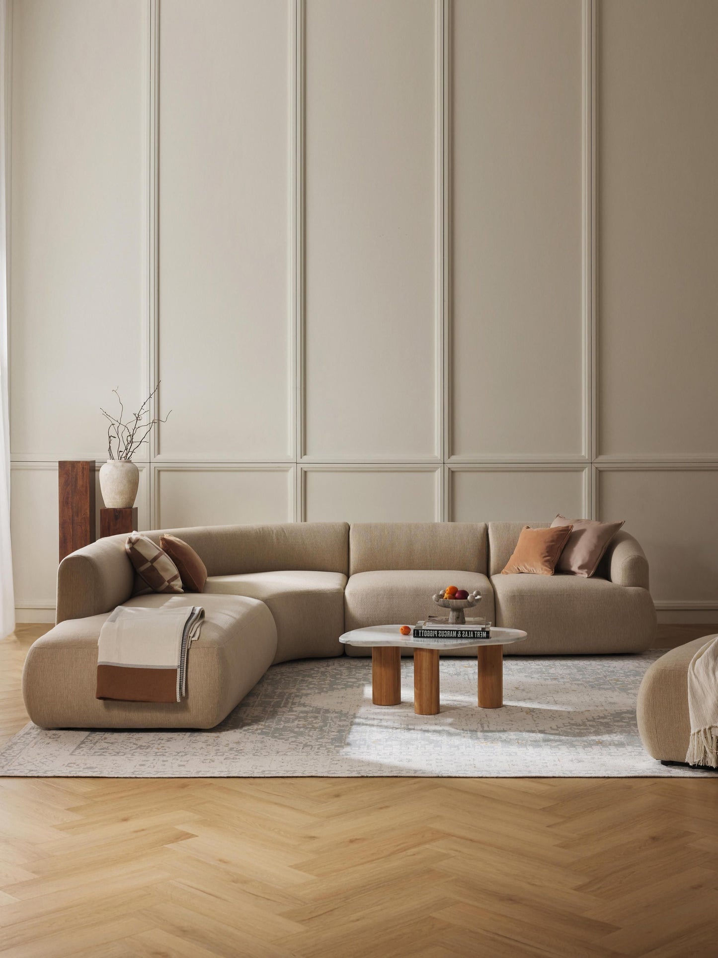 Soralie Modular Corner Sofa (4-Seater)