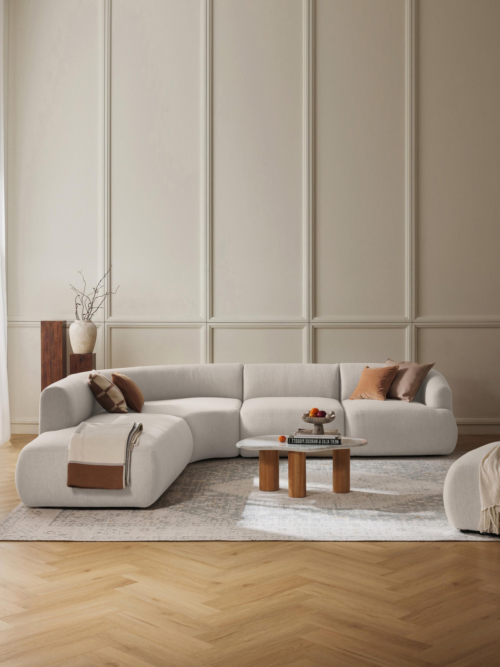 Soralie Modular Corner Sofa (4-Seater)