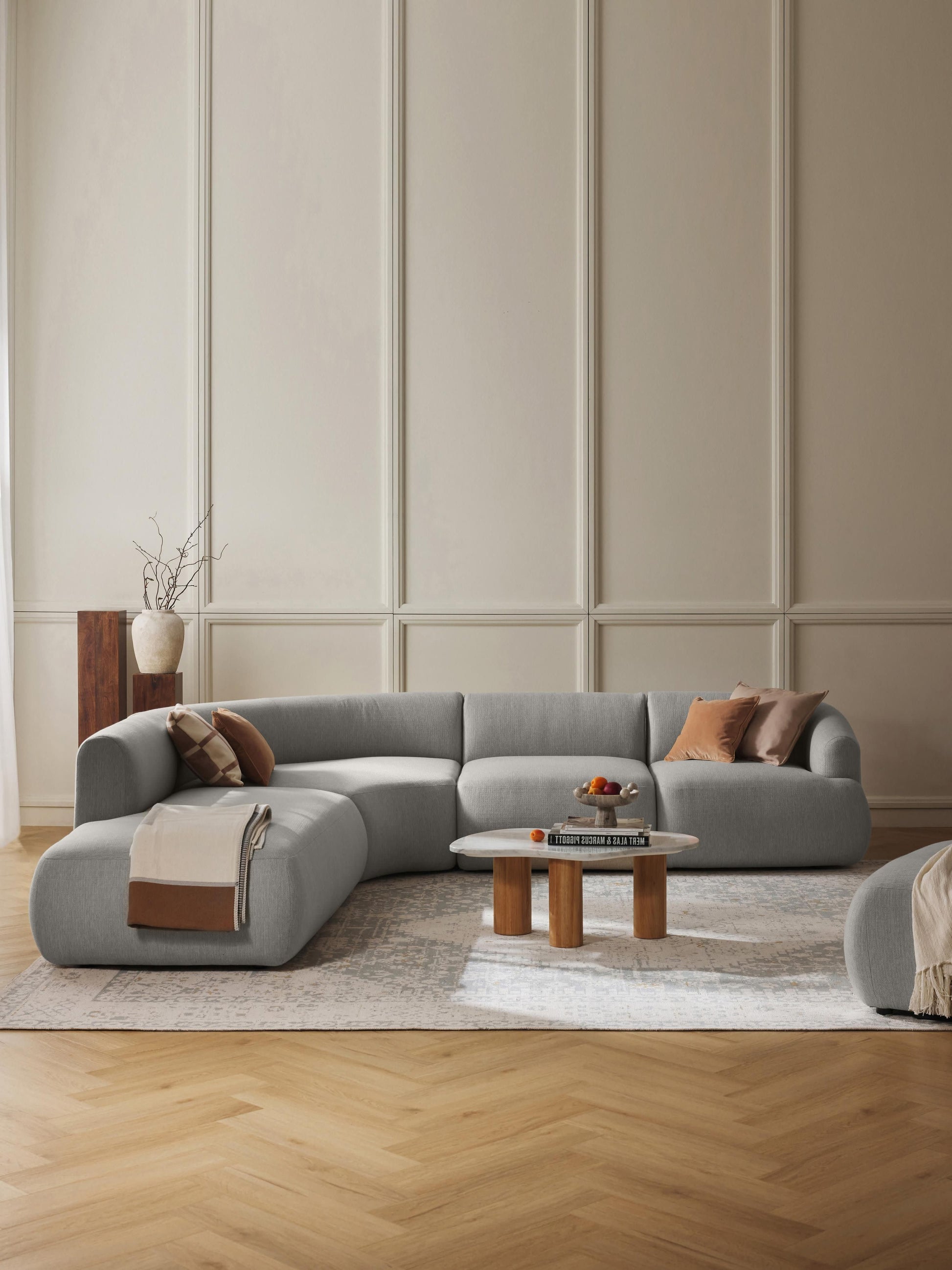 Soralie Modular Corner Sofa (4-Seater)