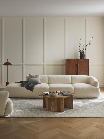 Soralie Modular Teddy Ottoman, 3-Seater