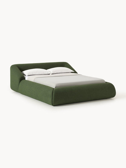 Soralie Upholstered Bed in Bouclé