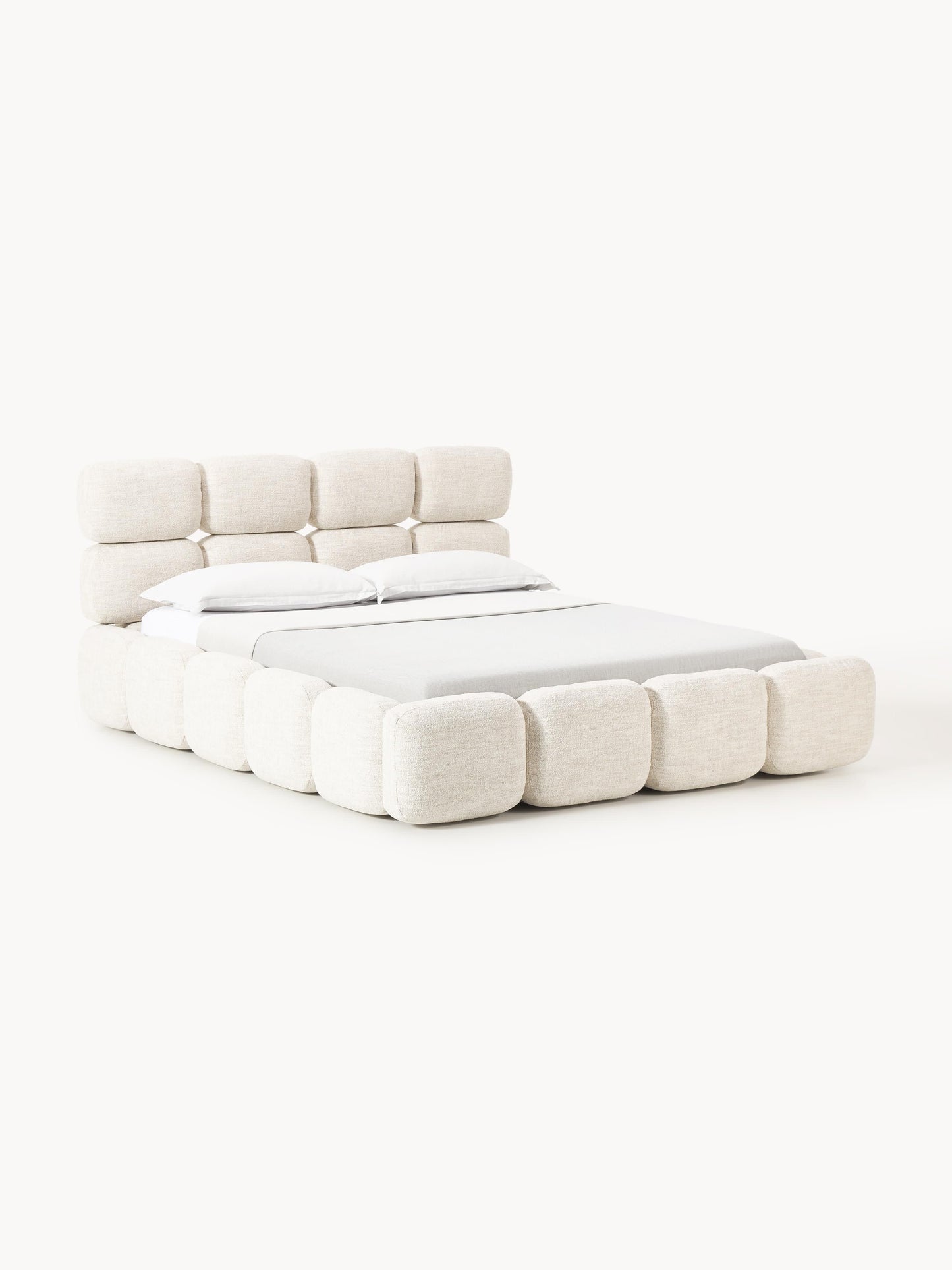 Taylena Upholstered Bed in Bouclé