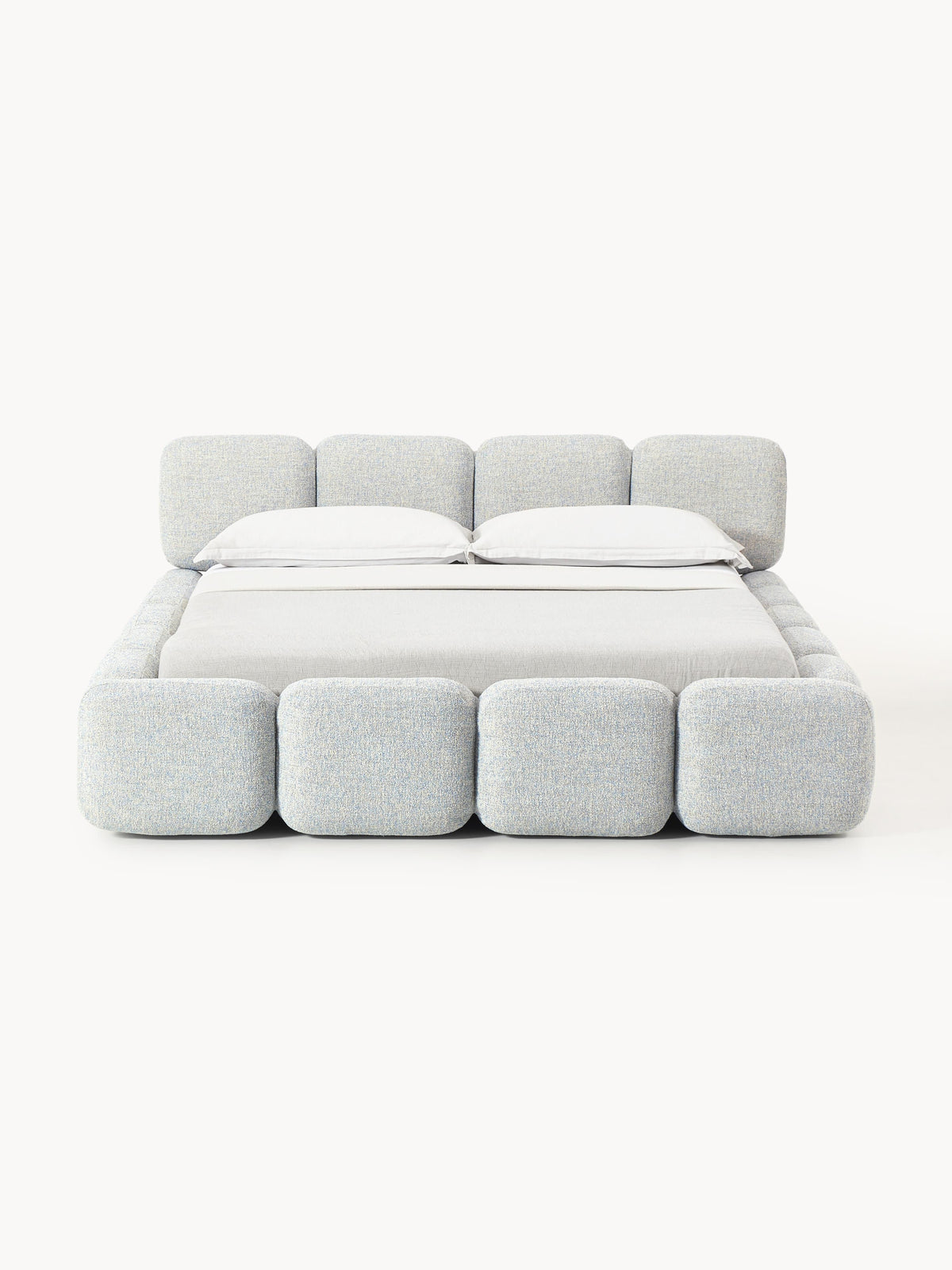 Taylena Upholstered Bed in Bouclé