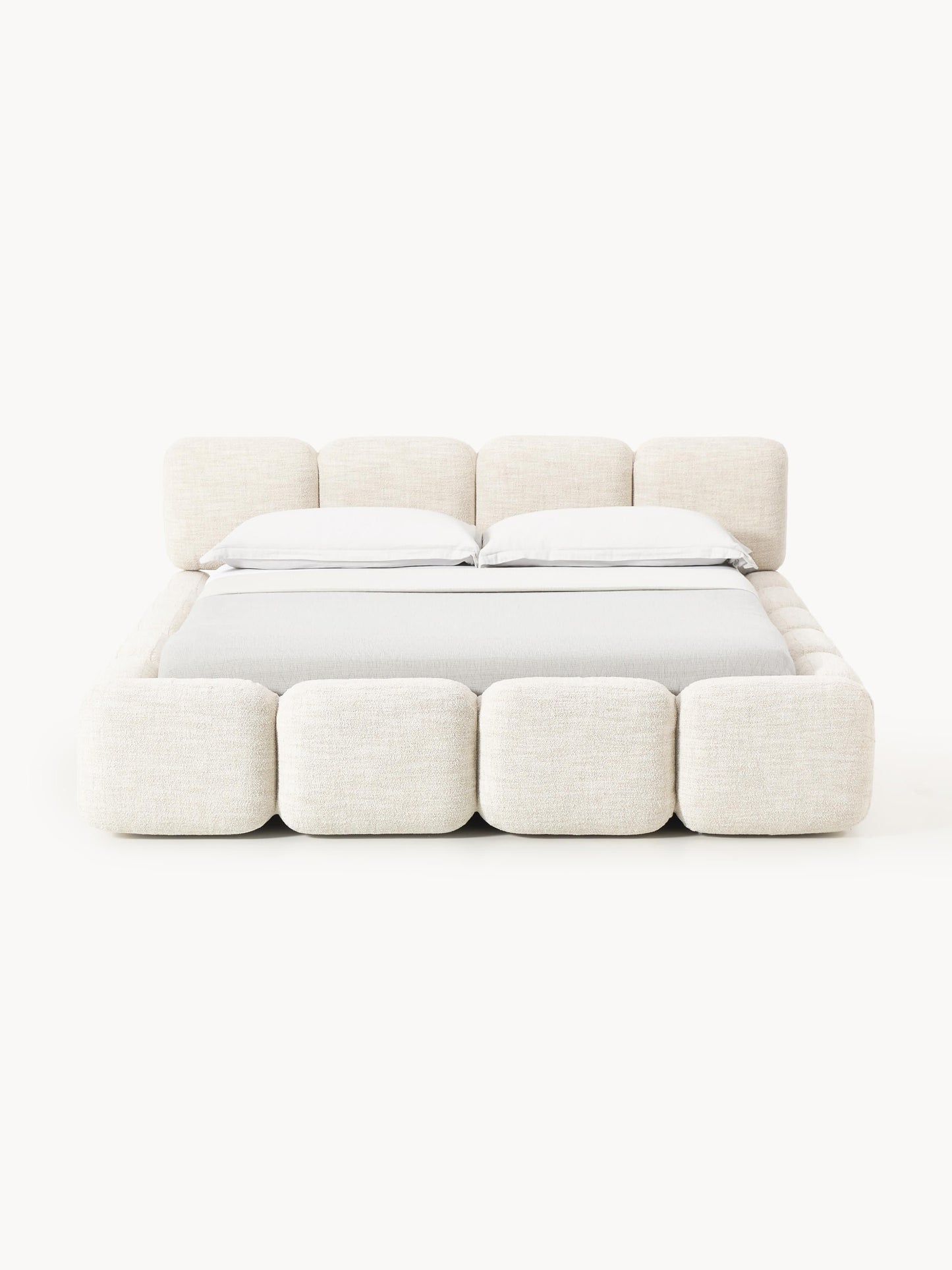 Taylena Upholstered Bed in Bouclé