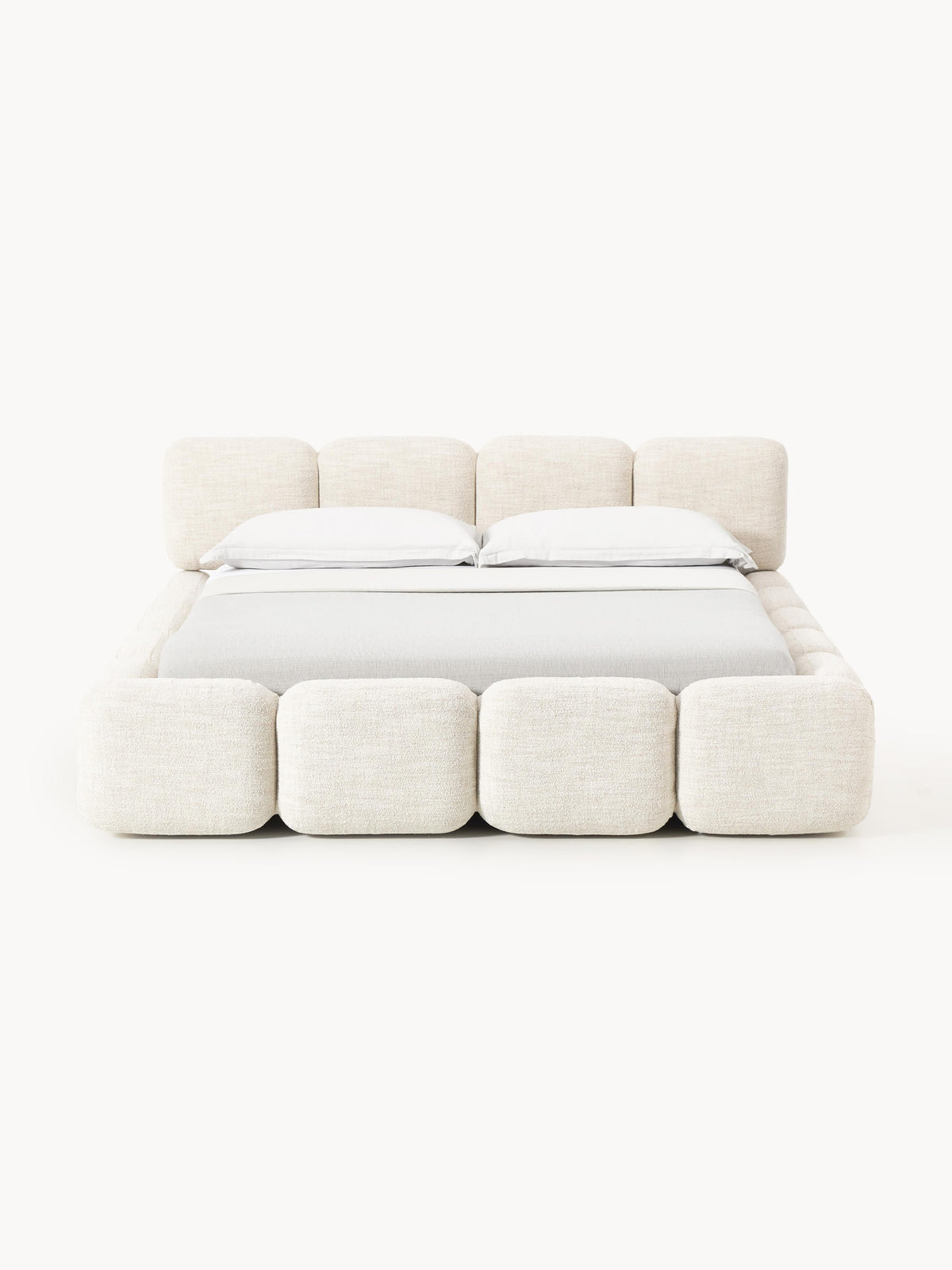 Taylena Upholstered Bed in Bouclé