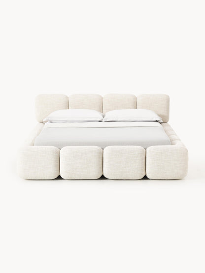 Taylena Upholstered Bed in Bouclé