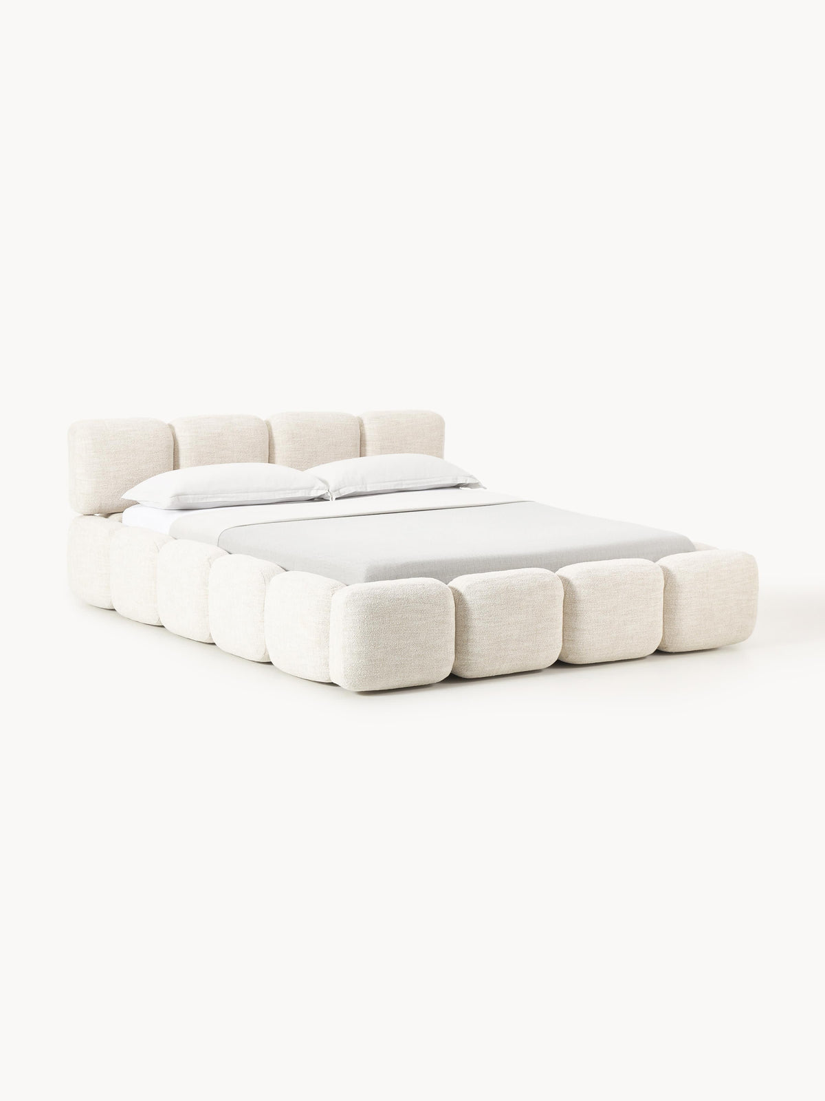 Taylena Upholstered Bouclé Bed with Storage