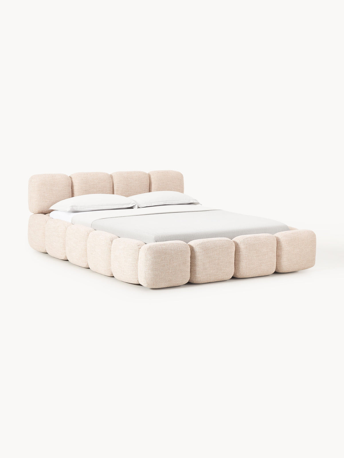 Taylena Upholstered Bouclé Bed with Storage