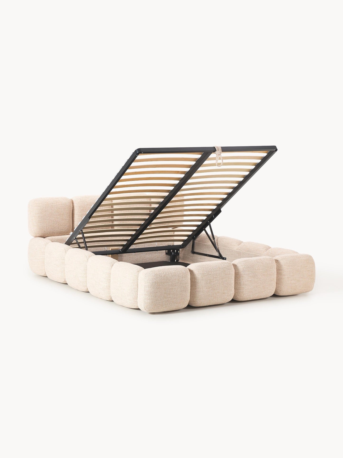 Taylena Upholstered Bouclé Bed with Storage