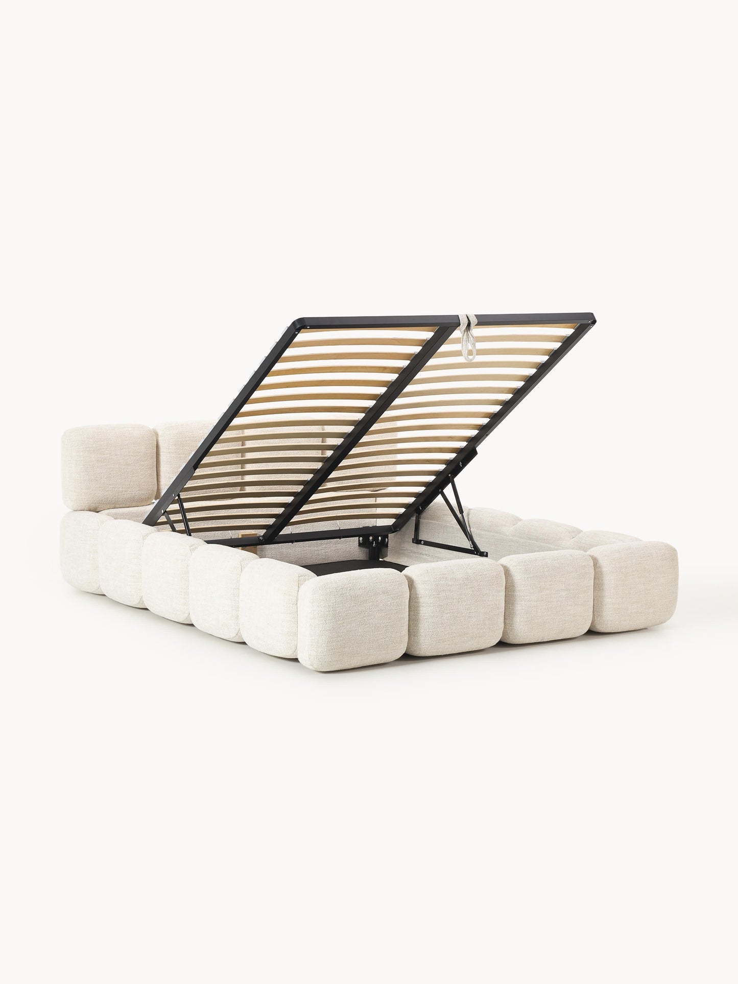 Taylena Upholstered Bouclé Bed with Storage