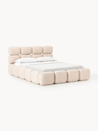 Taylena Upholstered Bouclé Bed with Storage