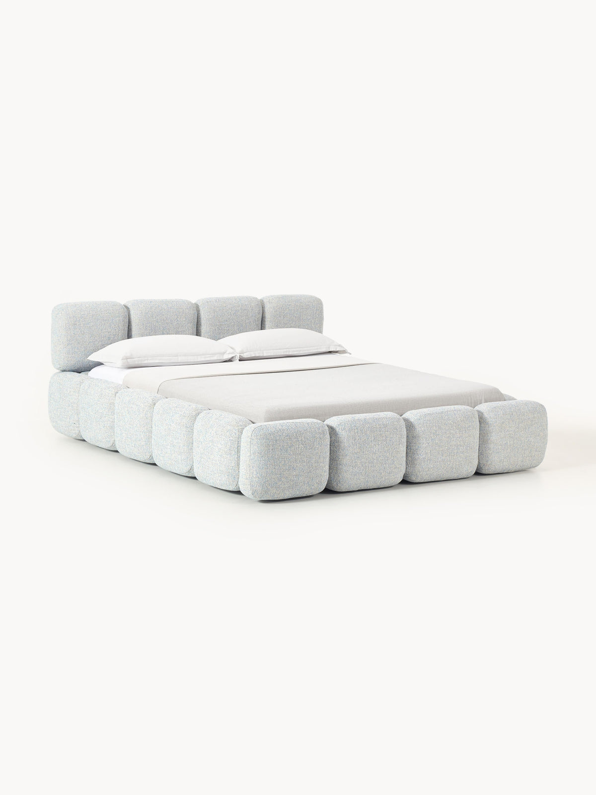Taylena Upholstered Bouclé Bed with Storage