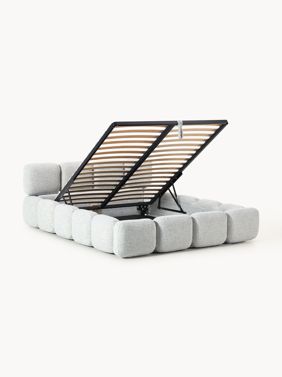 Taylena Upholstered Bouclé Bed with Storage