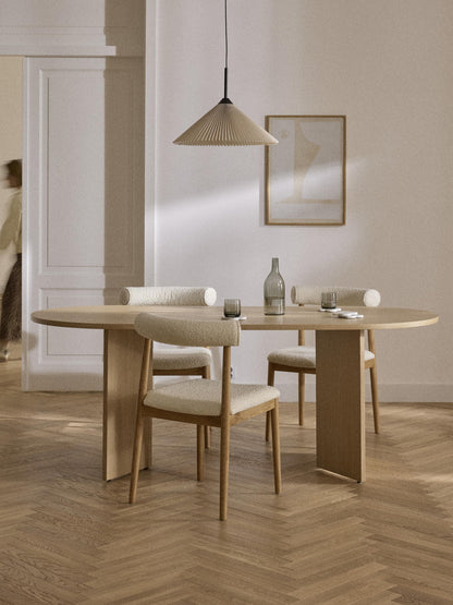 Tonlyn Oval Wooden Dining Table, in Various Sizes