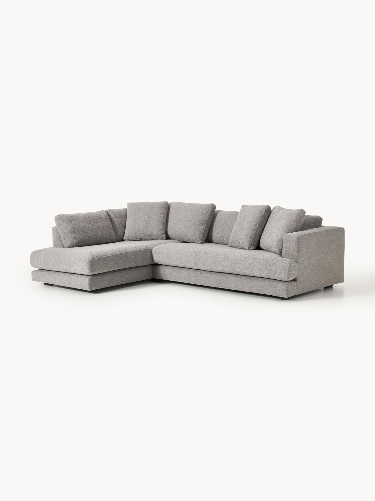 Trisanto Bouclé Corner Sofa