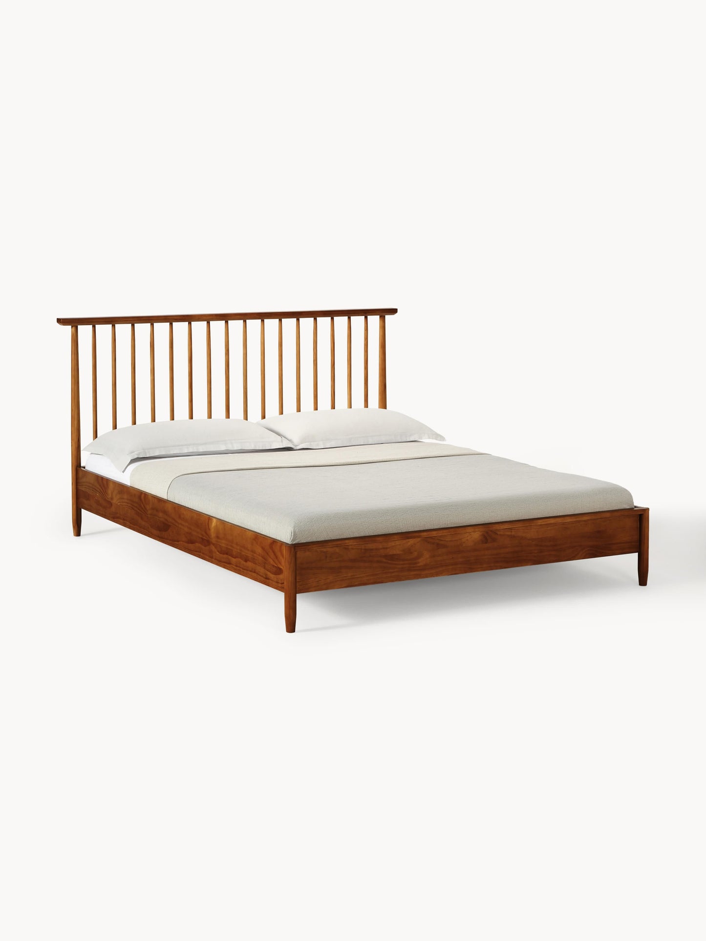 Winsanto Wooden Bed with Pine Headboard