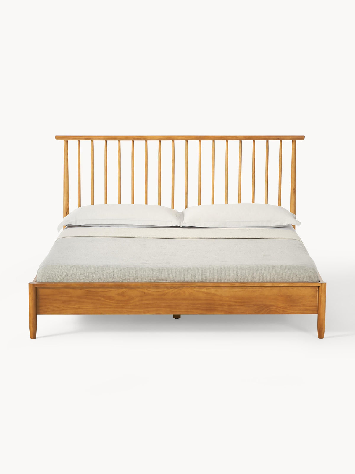Winsanto Wooden Bed with Pine Headboard