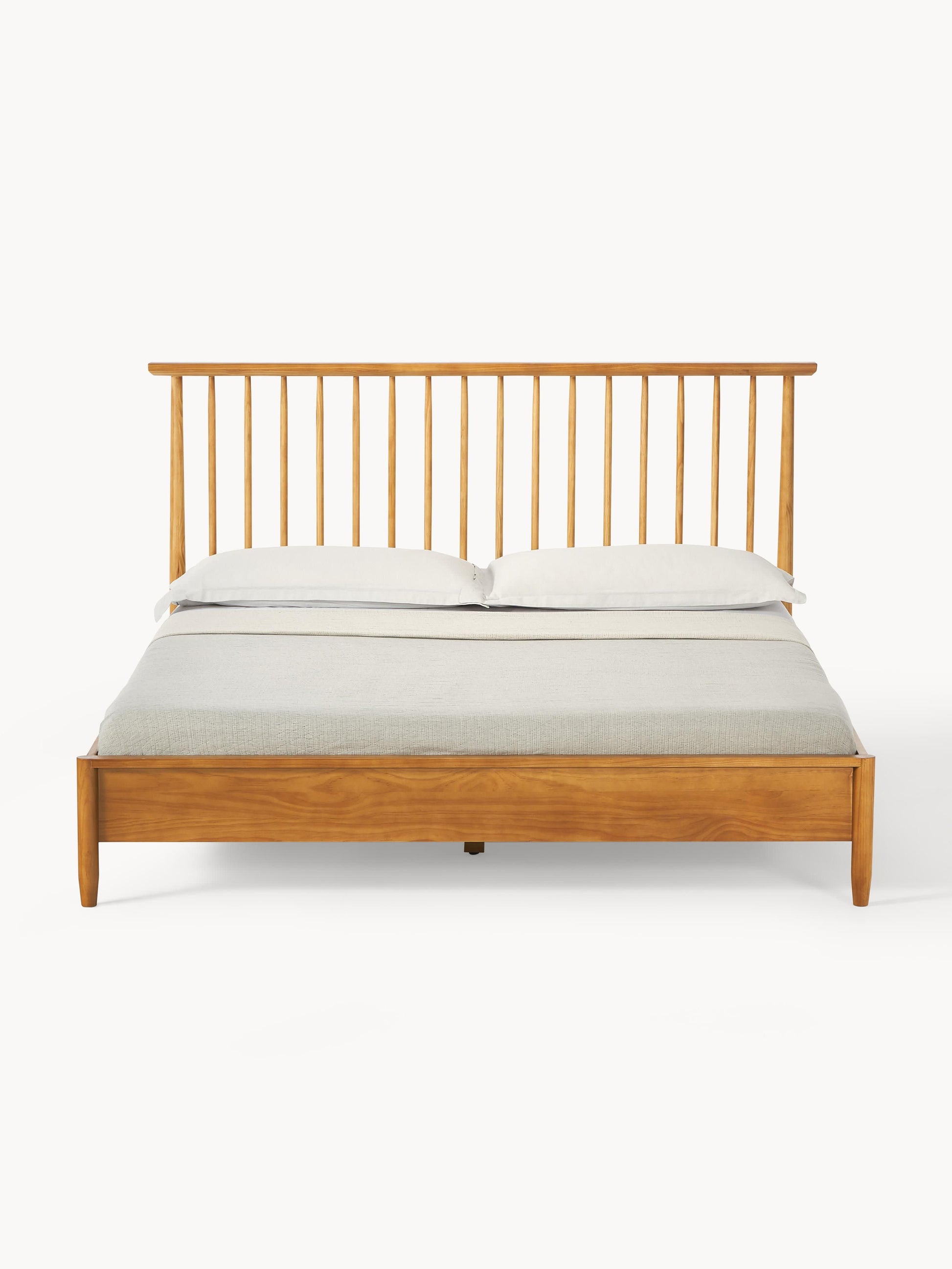 Winsanto Wooden Bed with Pine Headboard