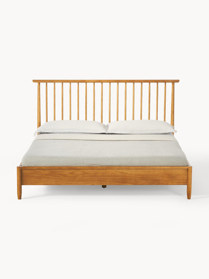 Winsanto Wooden Bed with Pine Headboard