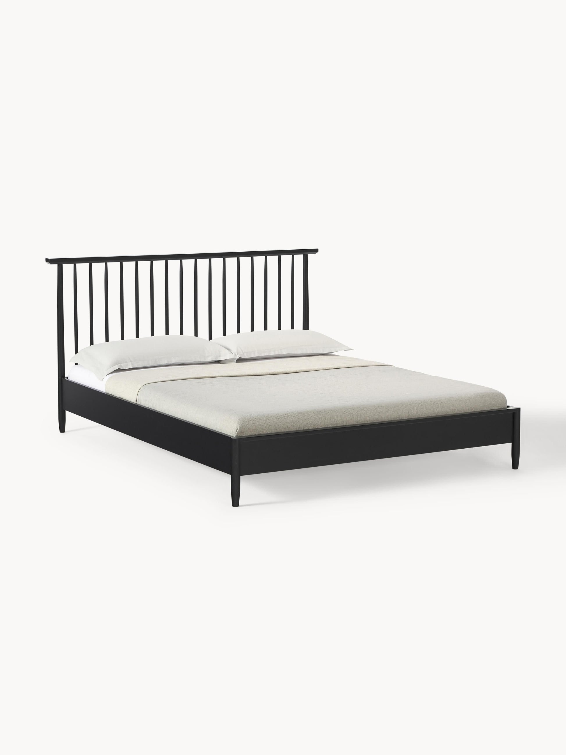 Winsanto Wooden Bed with Pine Headboard