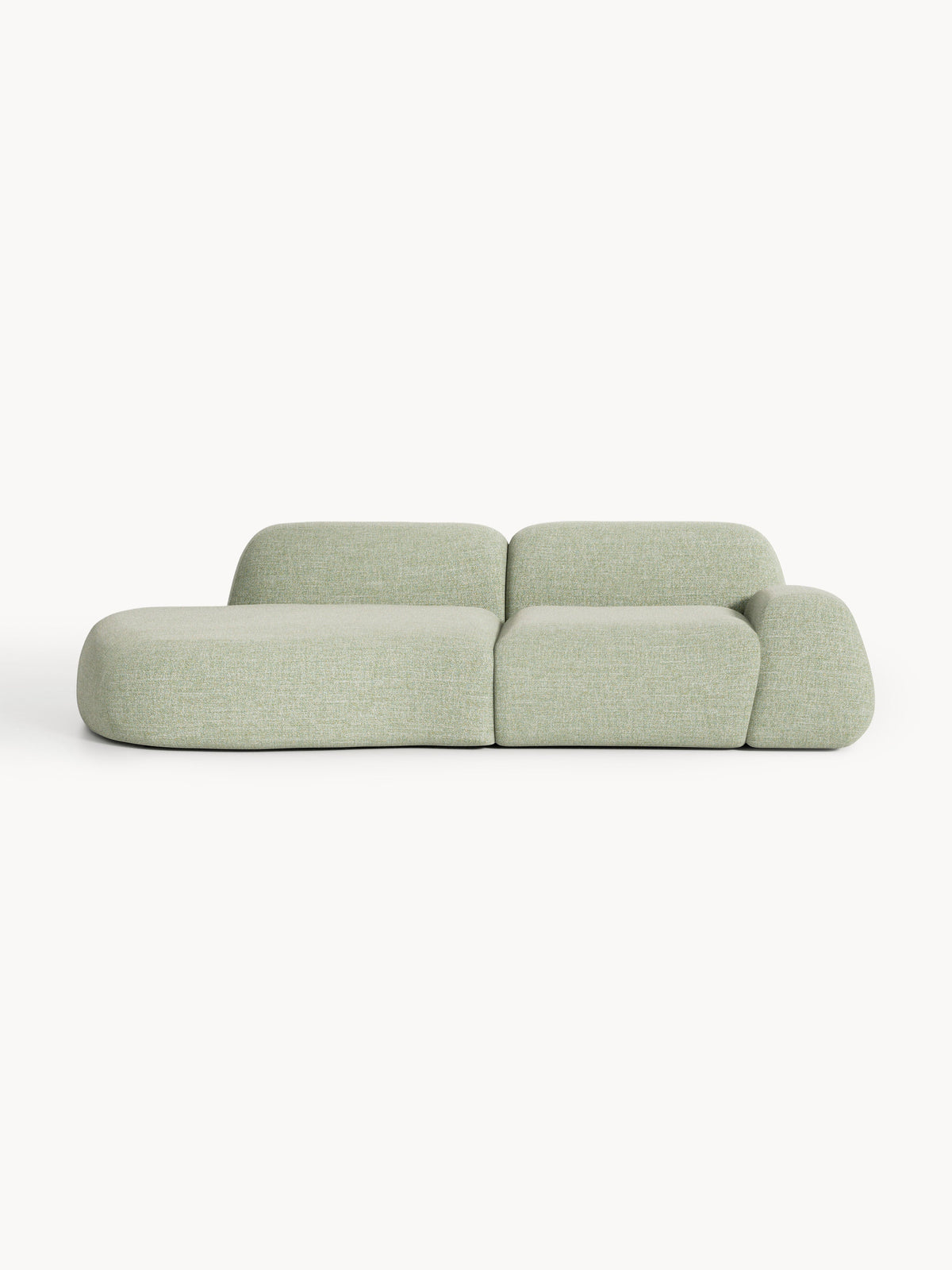 Wolvenna Modular Bouclé Chaise (3-Seater)