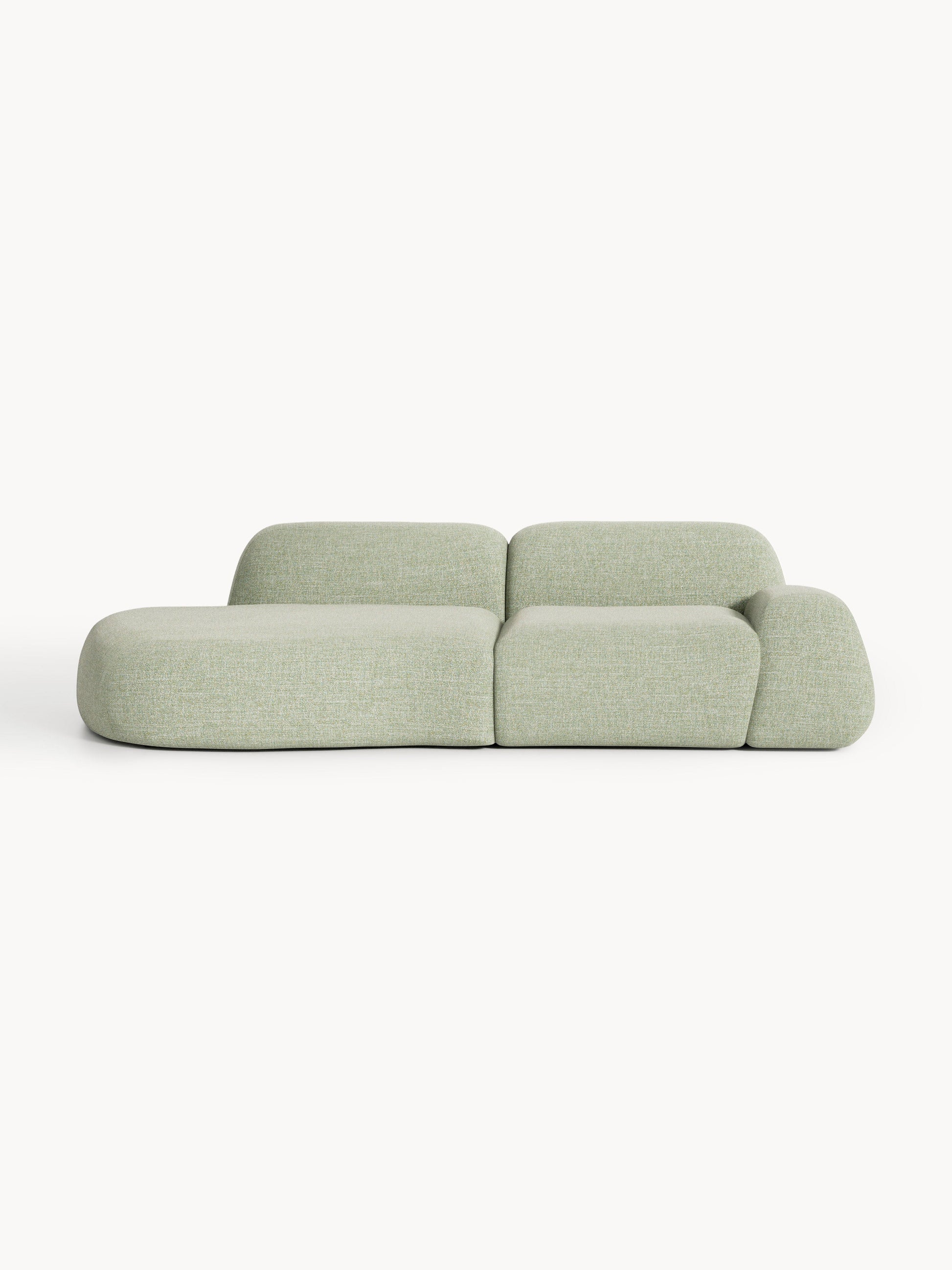 Wolvenna Modular Bouclé Chaise (3-Seater)