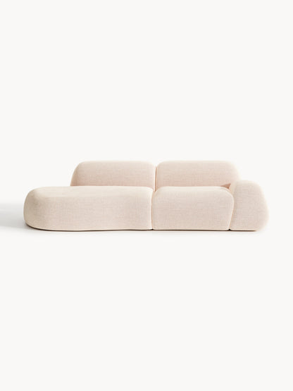 Wolvenna Modular Bouclé Chaise (3-Seater)