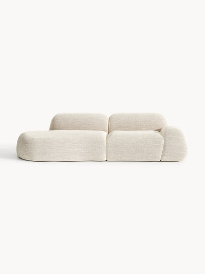 Wolvenna Modular Bouclé Chaise (3-Seater)