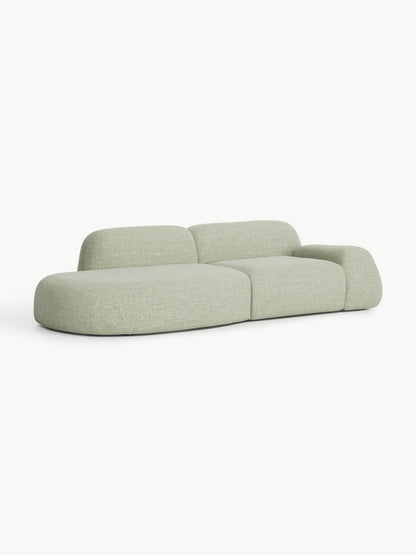 Wolvenna Modular Bouclé Chaise (3-Seater)
