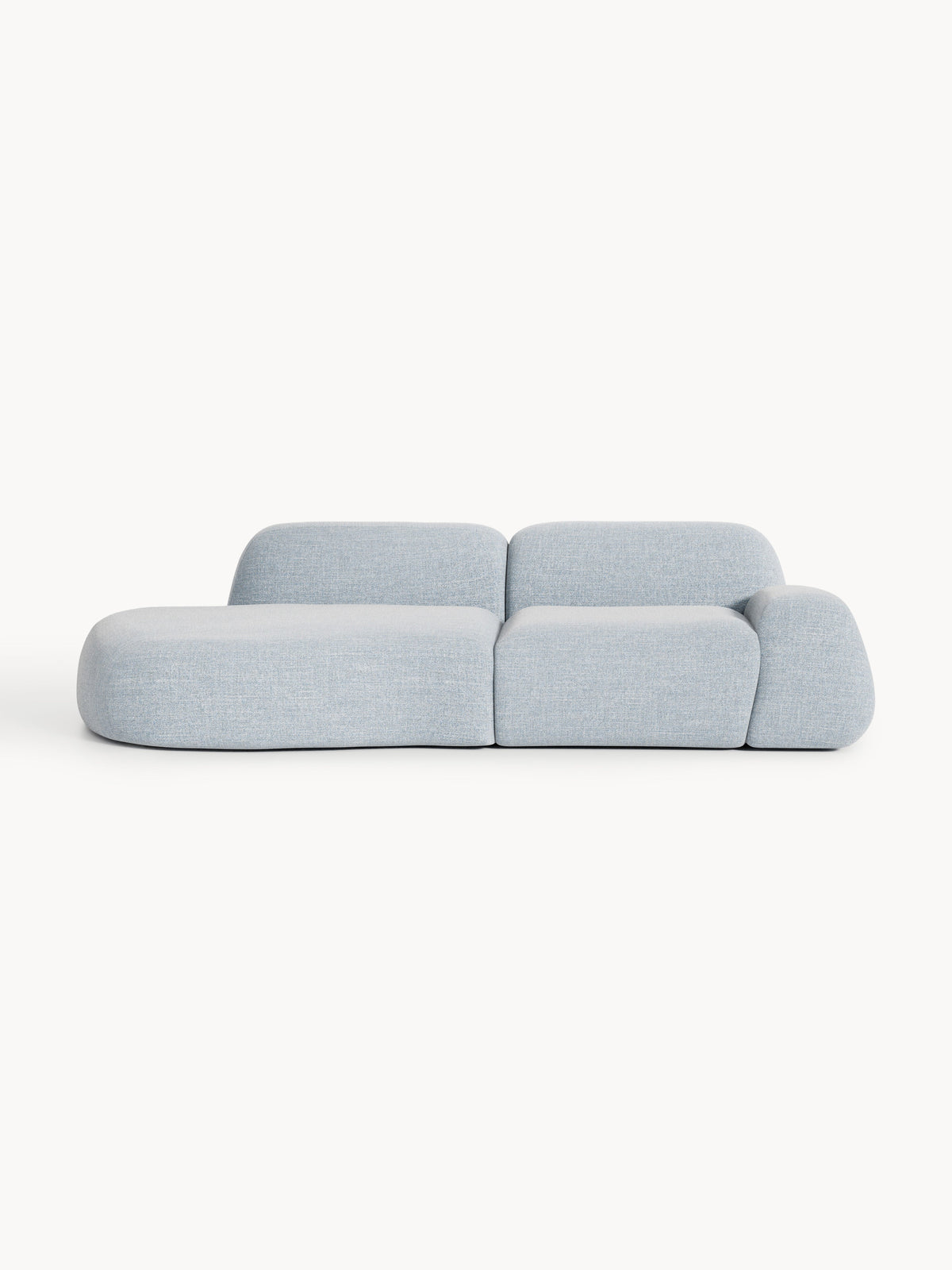 Wolvenna Modular Bouclé Chaise (3-Seater)