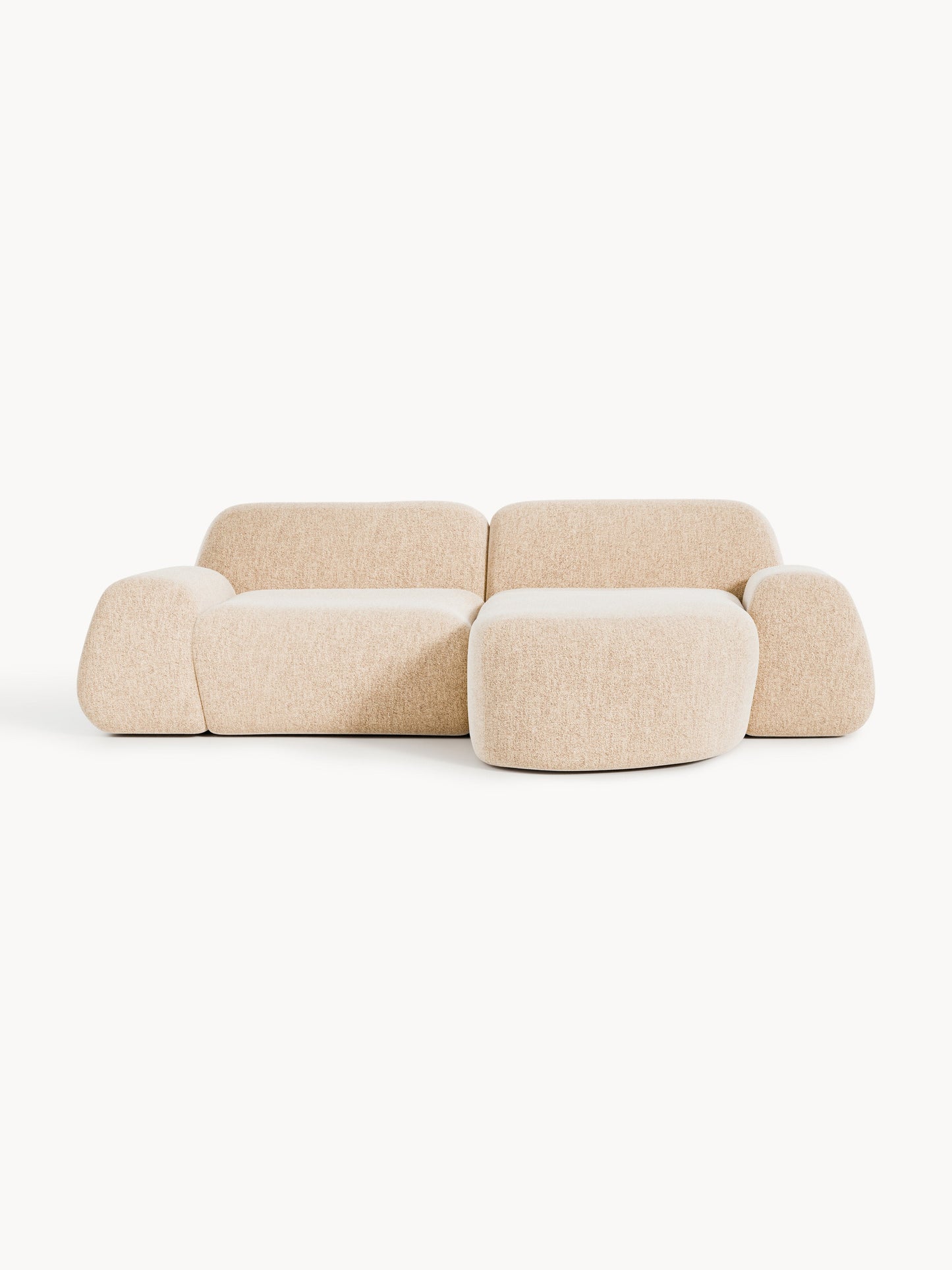 Wolvenna Modular Bouclé Corner Sofa (3-Seater)