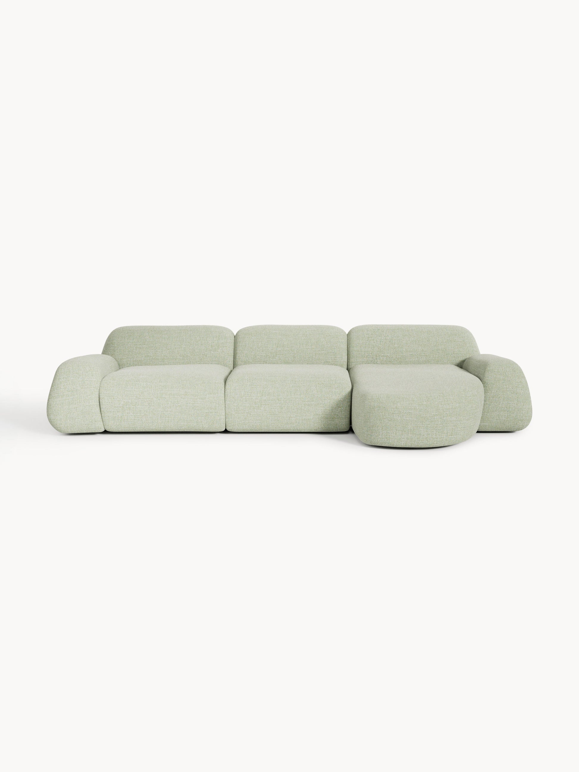 Wolvenna Modular Bouclé Corner Sofa (4-Seater)
