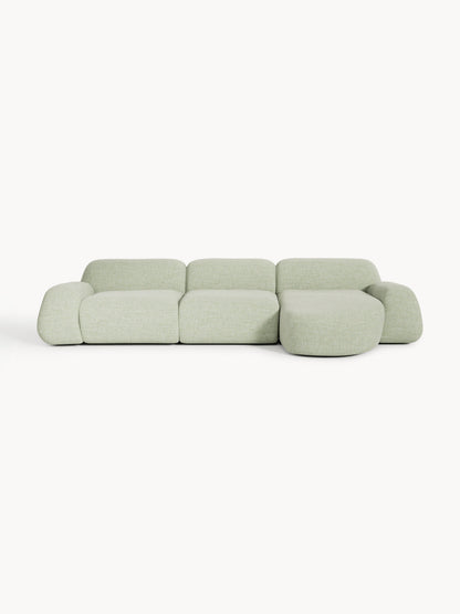 Wolvenna Modular Bouclé Corner Sofa (4-Seater)