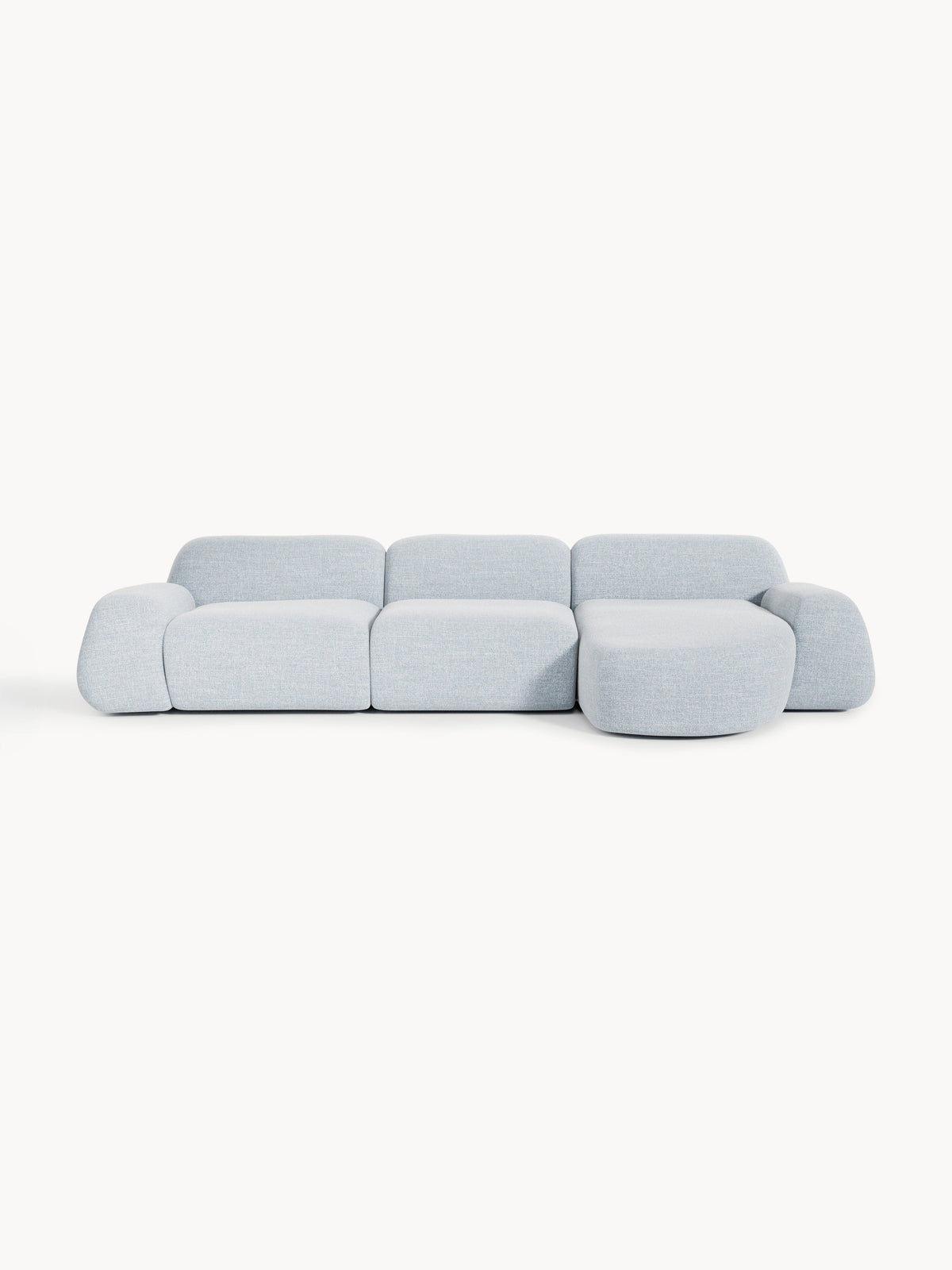 Wolvenna Modular Bouclé Corner Sofa (4-Seater)