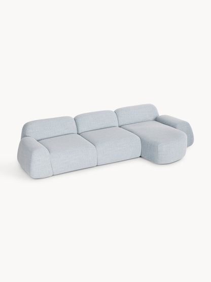Wolvenna Modular Bouclé Corner Sofa (4-Seater)