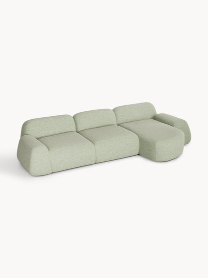 Wolvenna Modular Bouclé Corner Sofa (4-Seater)