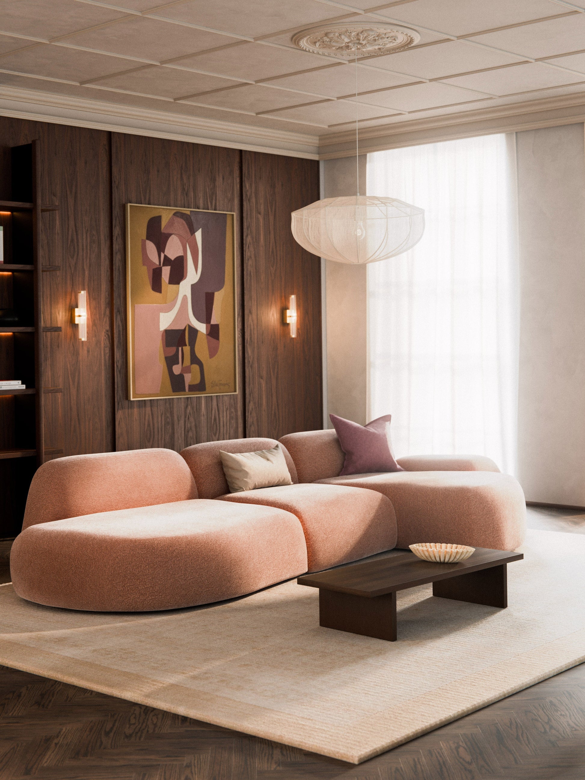 Wolvenna Modular Corner Sofa (4-Seater) with Chaise Longue