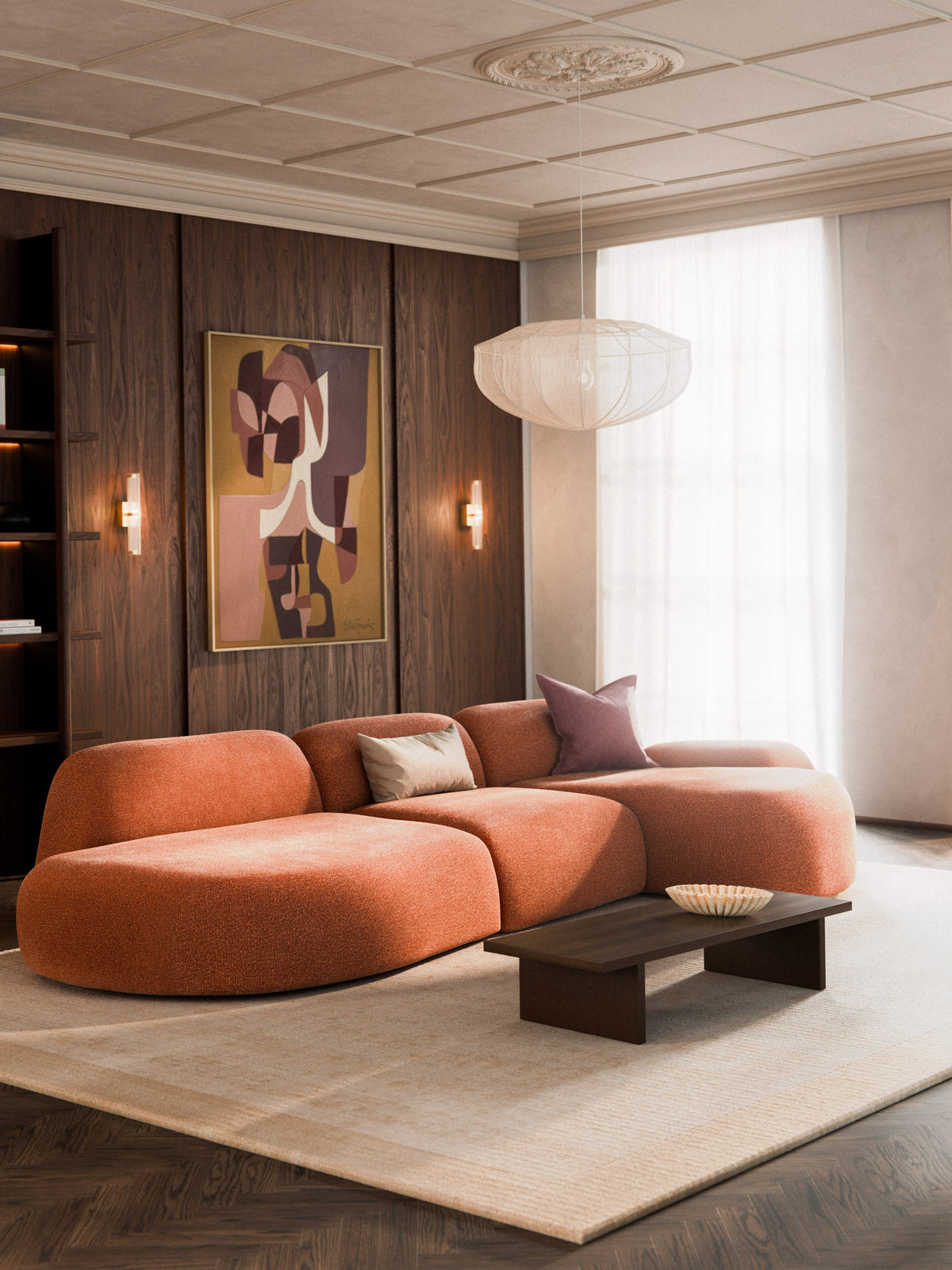 Wolvenna Modular Corner Sofa (4-Seater) with Chaise Longue