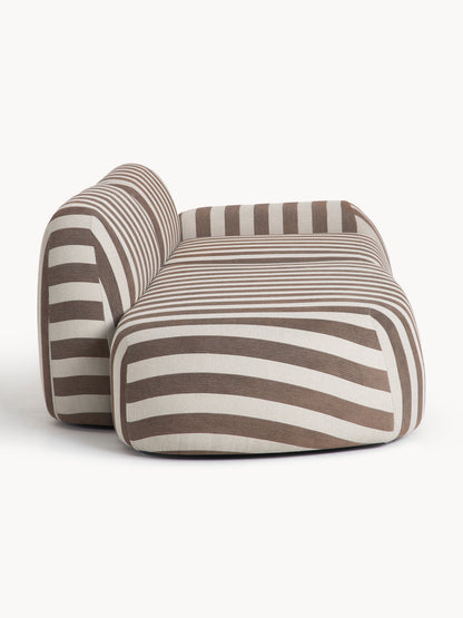 Wolvenna Modular Striped Sofa, 3-Seater