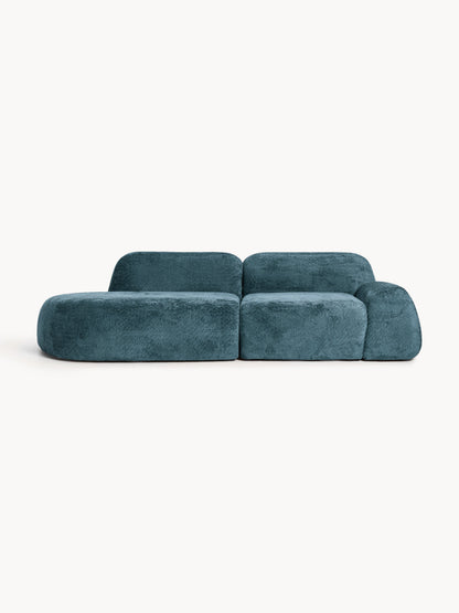 Wolvenna Modular Teddy Bouclé Chaise (3-Seater)