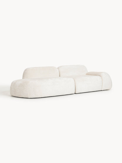 Wolvenna Modular Teddy Bouclé Chaise (3-Seater)