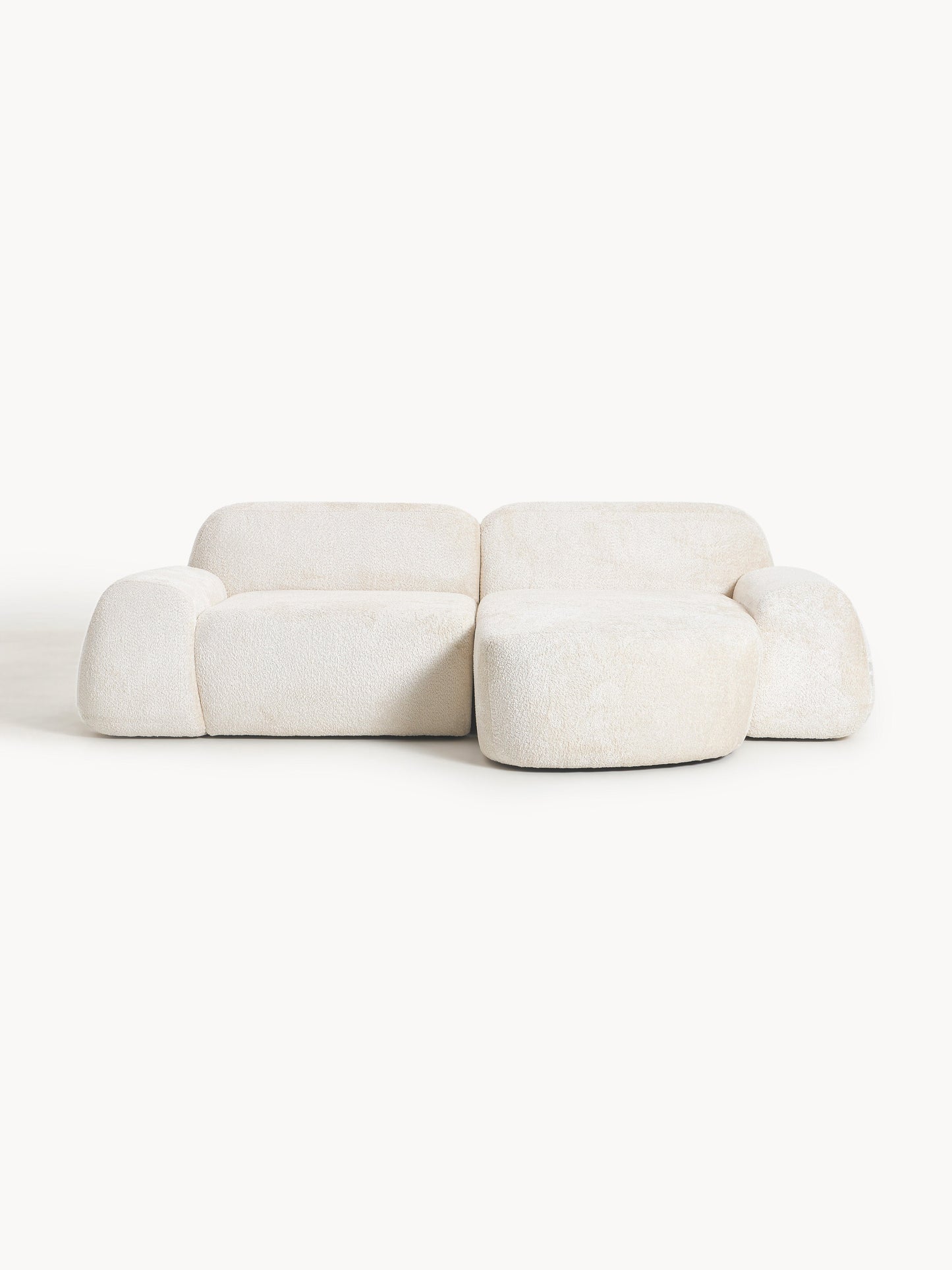 Wolvenna Modular Teddy Bouclé Corner Sofa (3-Seater)