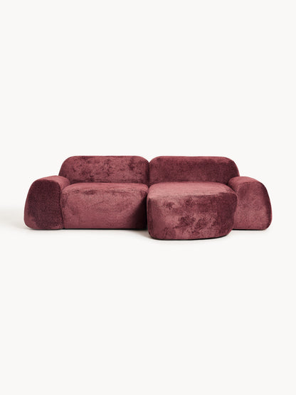 Wolvenna Modular Teddy Bouclé Corner Sofa (3-Seater)