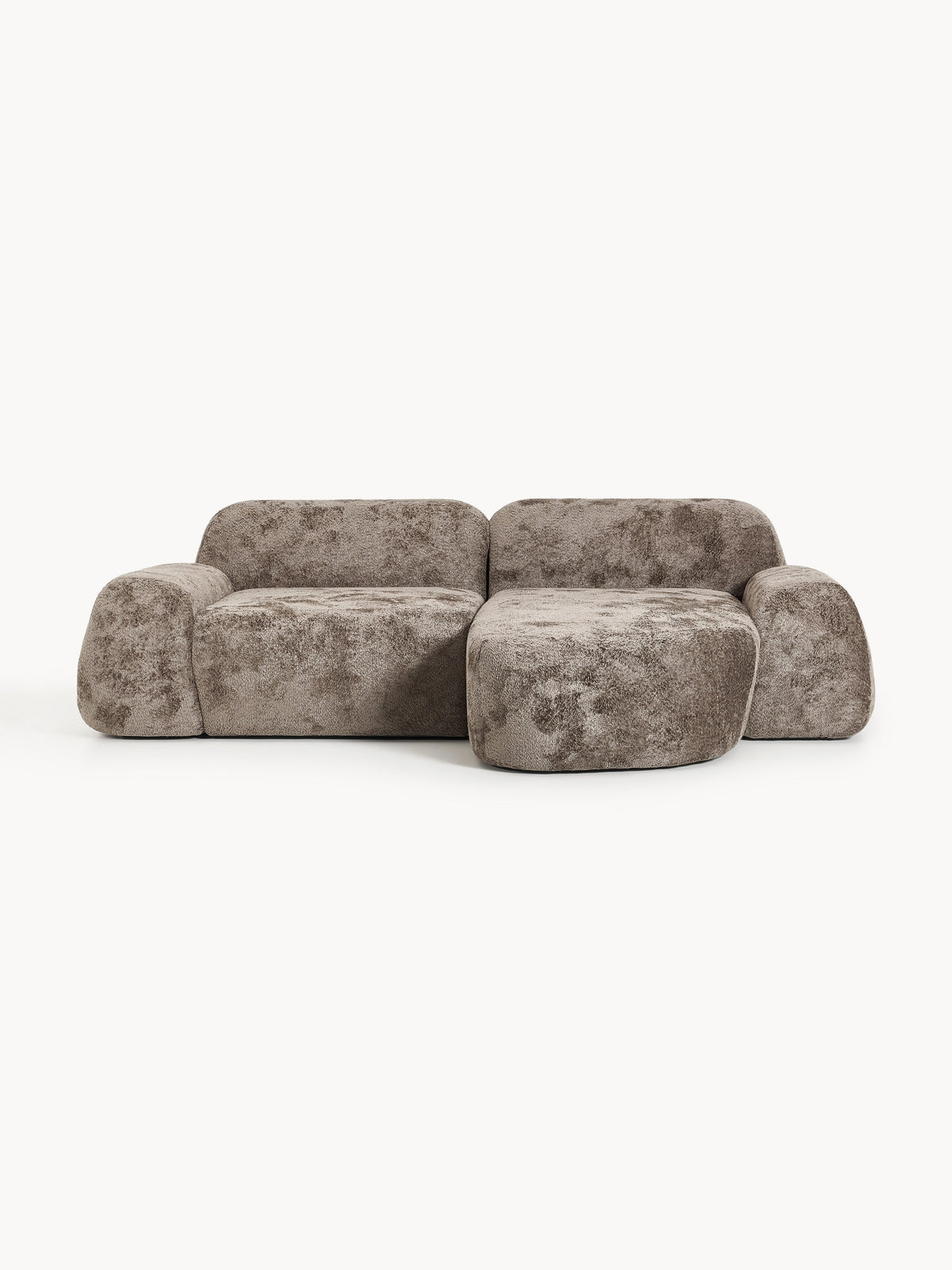 Wolvenna Modular Teddy Bouclé Corner Sofa (3-Seater)