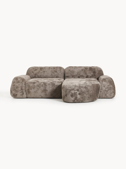 Wolvenna Modular Teddy Bouclé Corner Sofa (3-Seater)