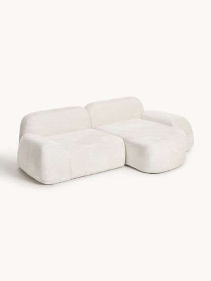 Wolvenna Modular Teddy Bouclé Corner Sofa (3-Seater)