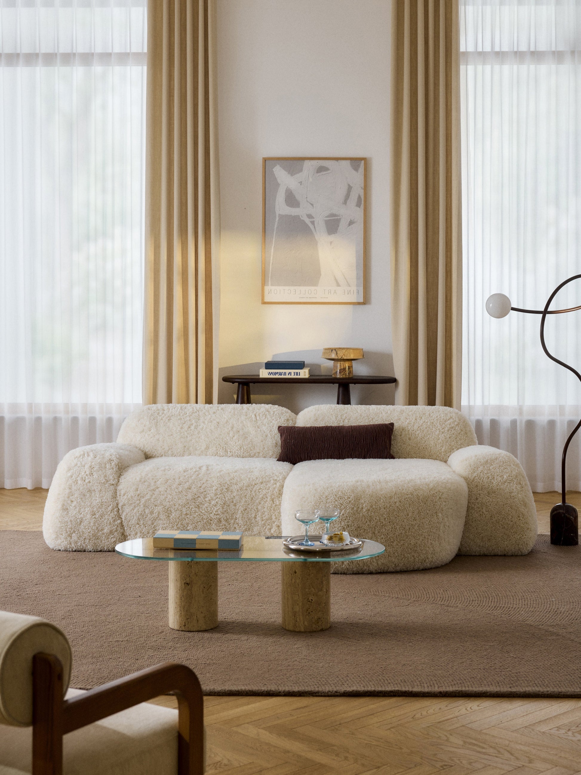 Wolvenna Modular Teddy Corner Sofa (3-Seater)
