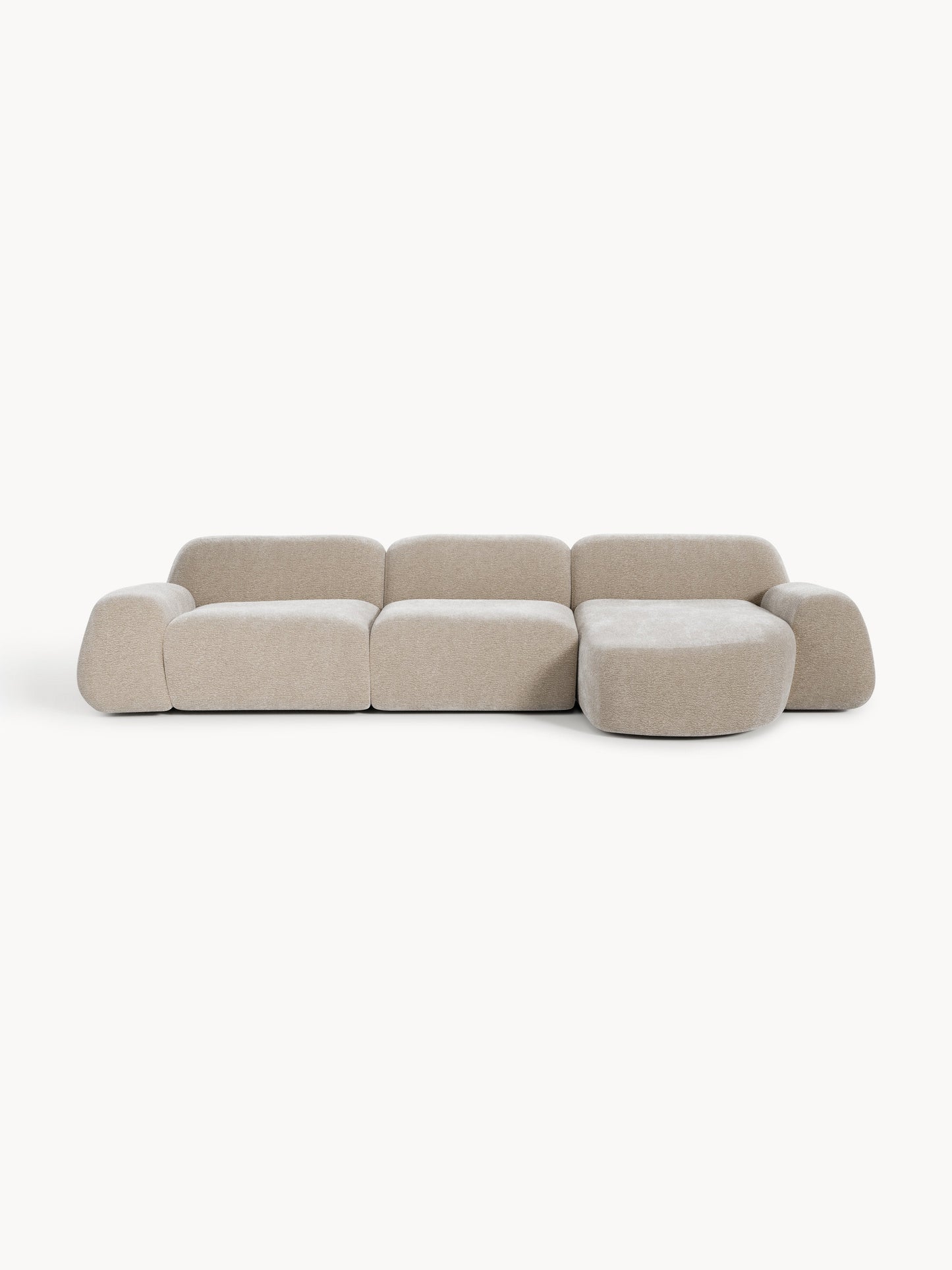 Wolvenna Modular Teddy Corner Sofa (4-Seater)